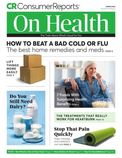 消费者报告 Consumer Reports on Health Volume 36 Issue 3 – 美国版 – 202403