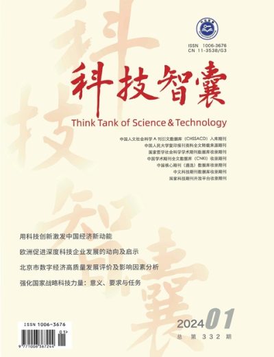 科技智囊 Think Tank of Science & Technology Issue 01 2024 – 202401